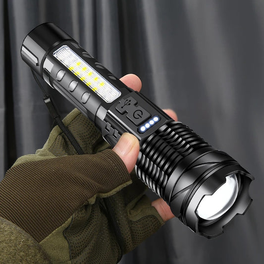 White Laser Waterproof Strong Light Flashlight